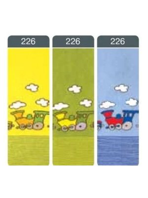 Ciorapi flaușați din bumbac pentru copii cu model, Conte Kids Sof-Tiki 226